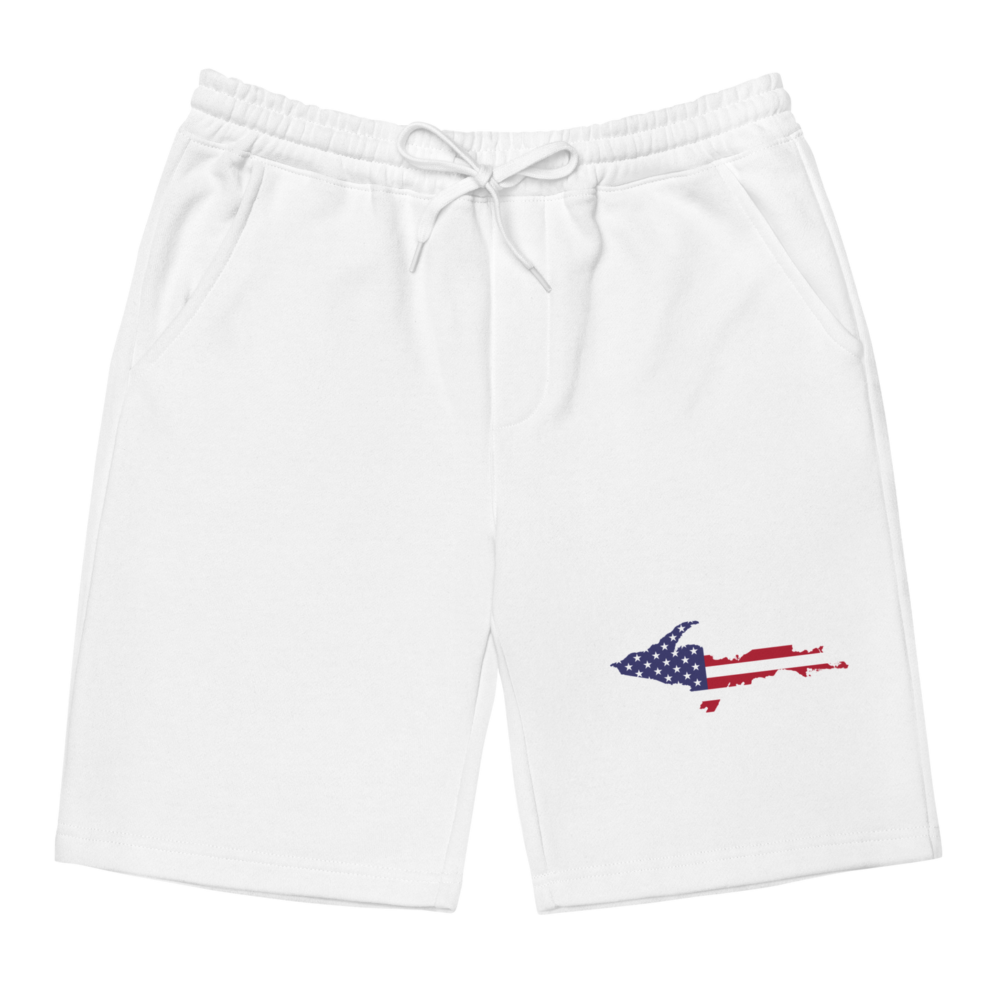 Michigan Upper Peninsula Shorts (w/ UP USA Flag) | Men's Fleece