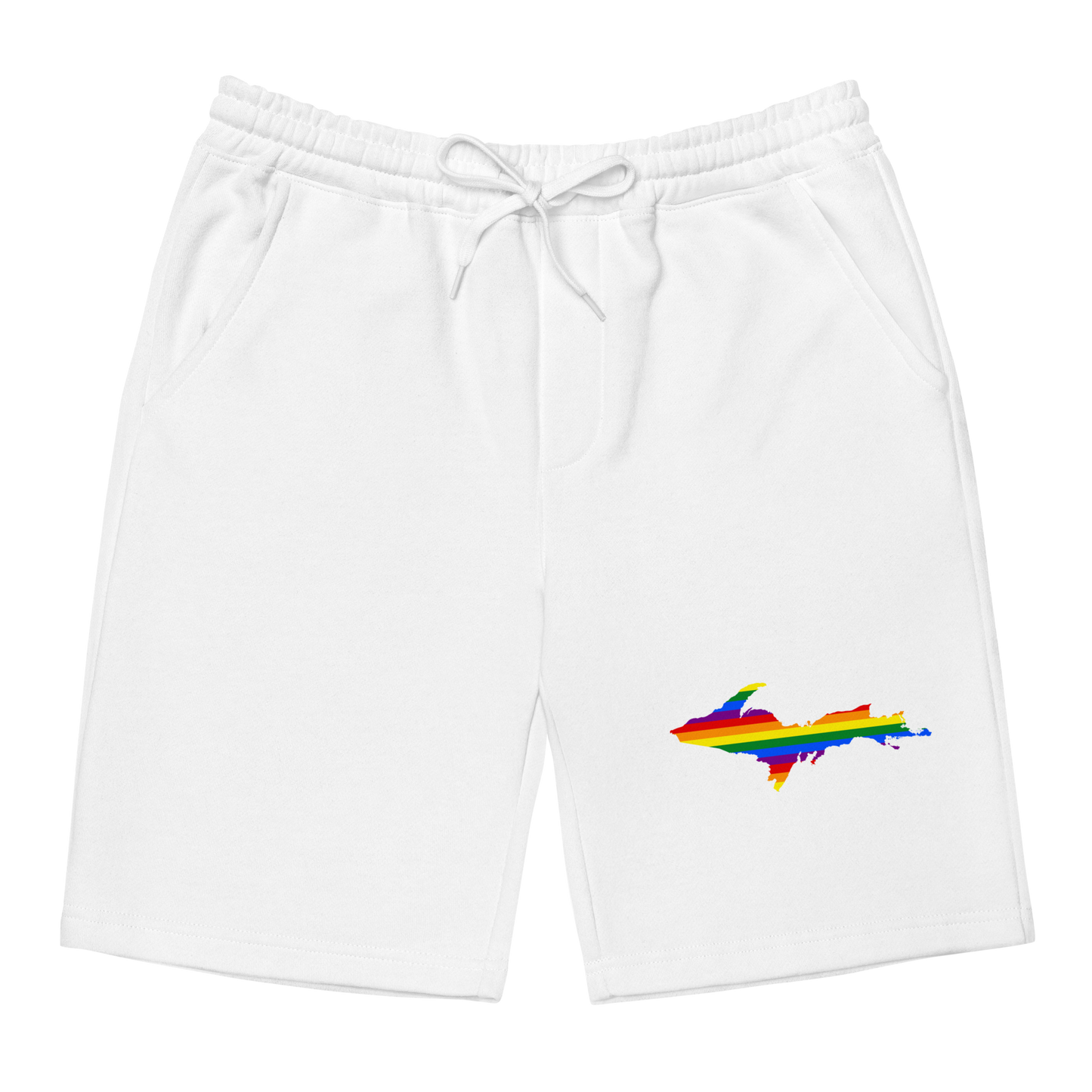 Michigan Upper Peninsula Shorts (w/ UP Pride Flag) | Men's Fleece