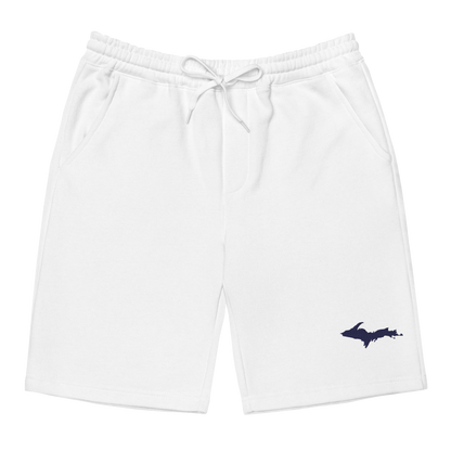 Michigan Upper Peninsula Shorts ( w/ Embroidered UP Outline ) | Men's Fleece