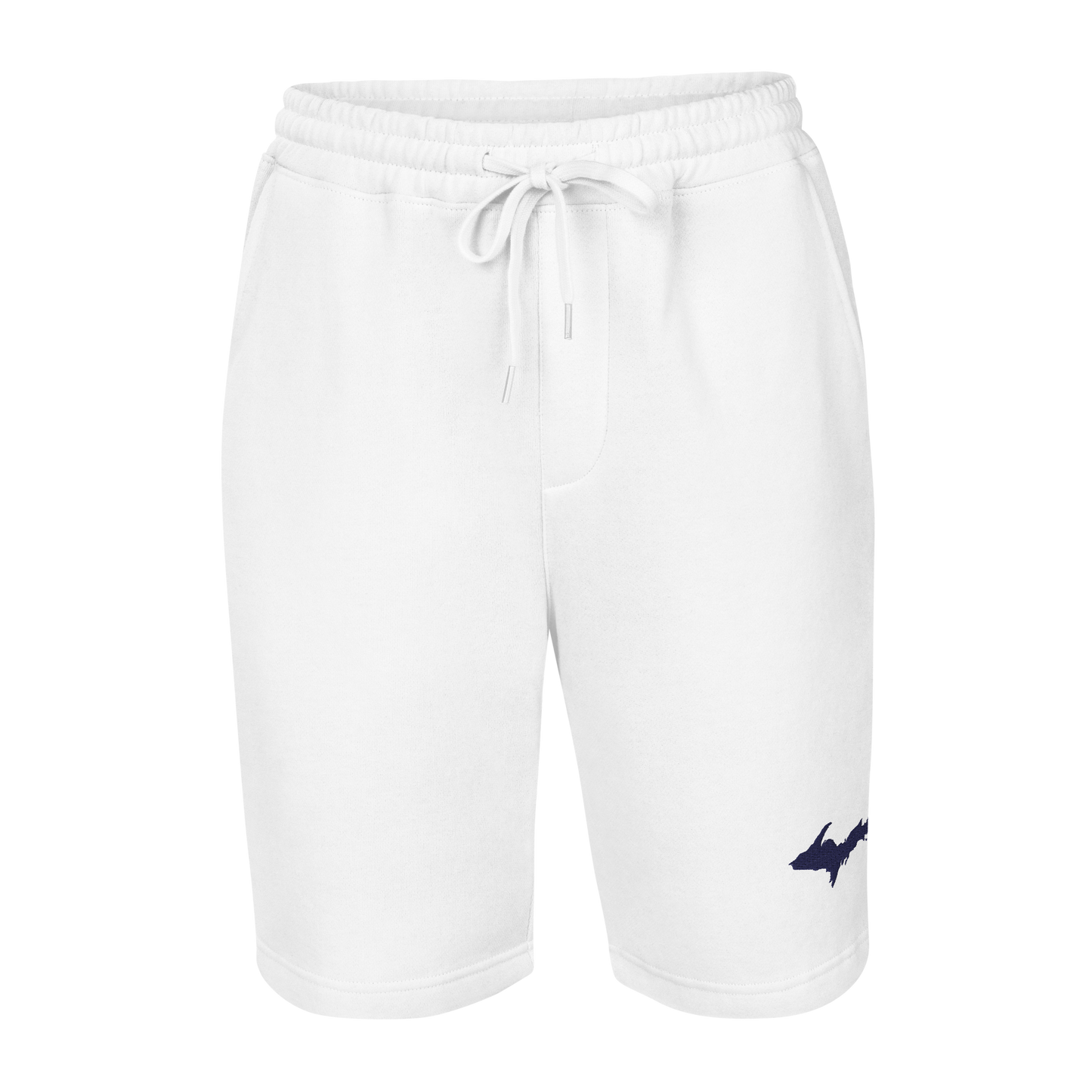 Michigan Upper Peninsula Shorts ( w/ Embroidered UP Outline ) | Men's Fleece