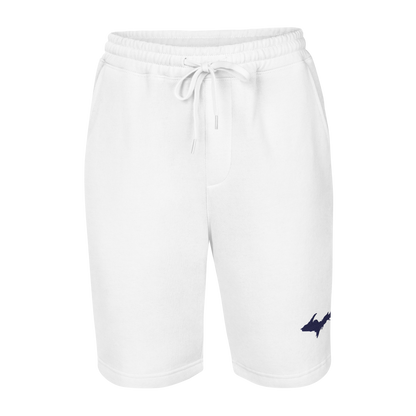 Michigan Upper Peninsula Shorts ( w/ Embroidered UP Outline ) | Men's Fleece