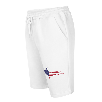 Michigan Upper Peninsula Shorts (w/ UP USA Flag) | Men's Fleece