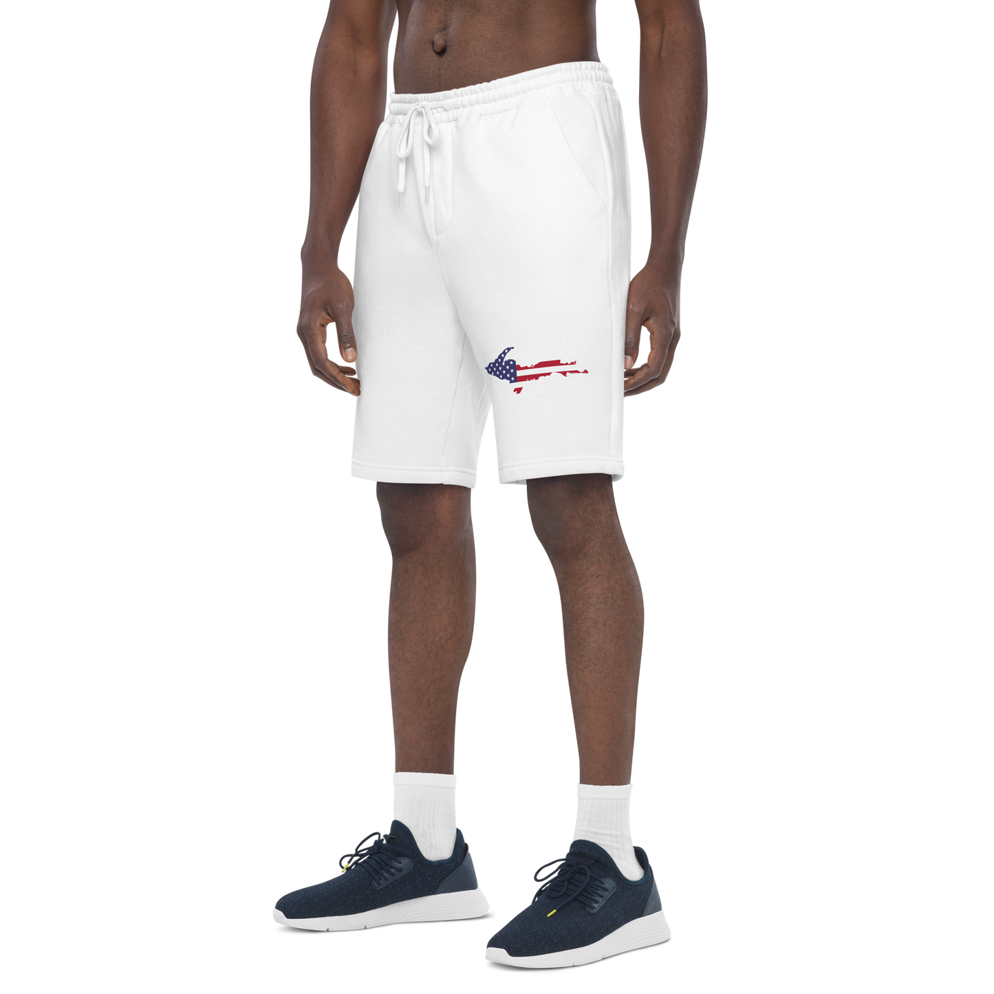 Michigan Upper Peninsula Shorts (w/ UP USA Flag) | Men's Fleece