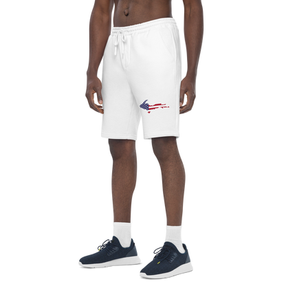 Michigan Upper Peninsula Shorts (w/ UP USA Flag) | Men's Fleece