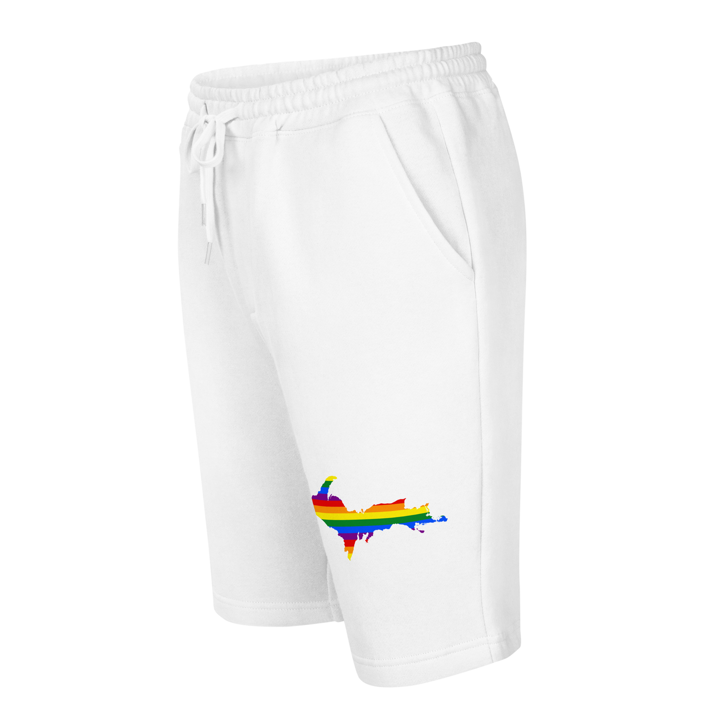Michigan Upper Peninsula Shorts (w/ UP Pride Flag) | Men's Fleece