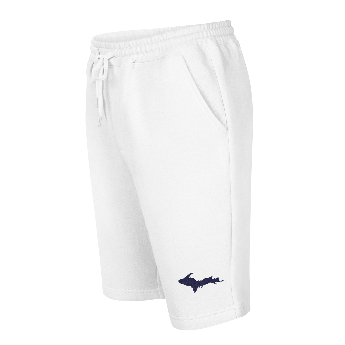 Michigan Upper Peninsula Shorts ( w/ Embroidered UP Outline ) | Men's Fleece