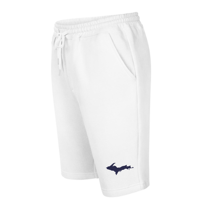 Michigan Upper Peninsula Shorts ( w/ Embroidered UP Outline ) | Men's Fleece