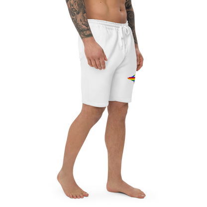 Michigan Upper Peninsula Shorts (w/ UP Pride Flag) | Men's Fleece