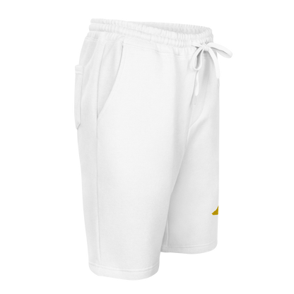 Michigan Upper Peninsula Shorts ( w/ Embroidered Gold UP Outline ) | Men's Fleece