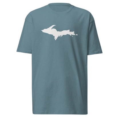 Michigan Upper Peninsula T-Shirt (w/ UP Outline) | Men's Heavyweight