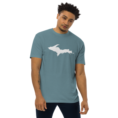 Michigan Upper Peninsula T-Shirt (w/ UP Outline) | Men's Heavyweight