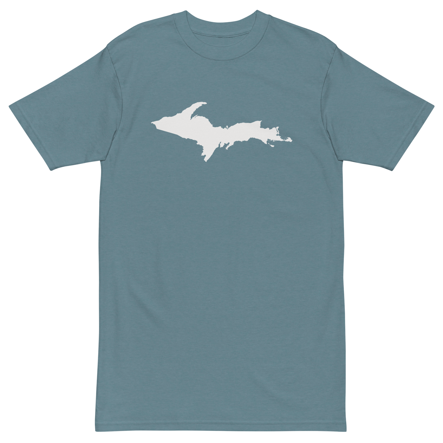 Michigan Upper Peninsula T-Shirt (w/ UP Outline) | Men's Heavyweight