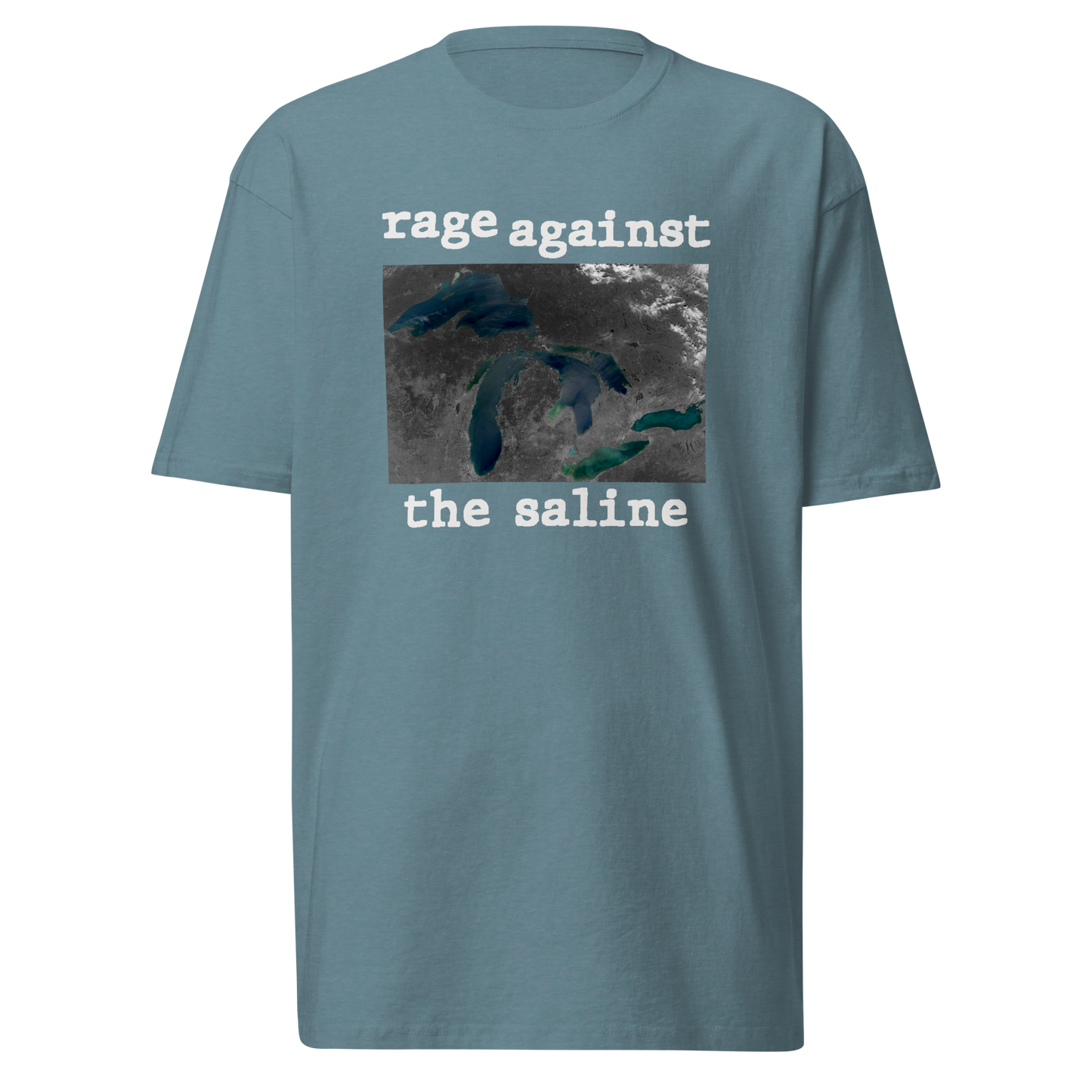 Great Lakes 'Rage Against the Saline' T-Shirt | Men's Heavyweight