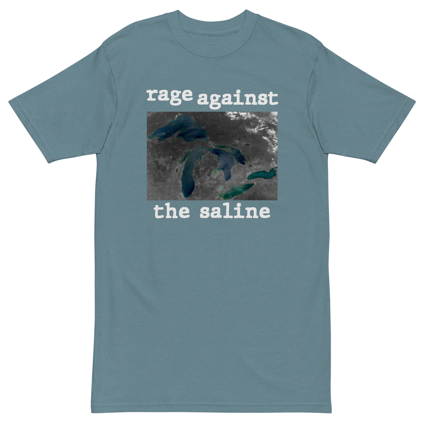 Great Lakes 'Rage Against the Saline' T-Shirt | Men's Heavyweight