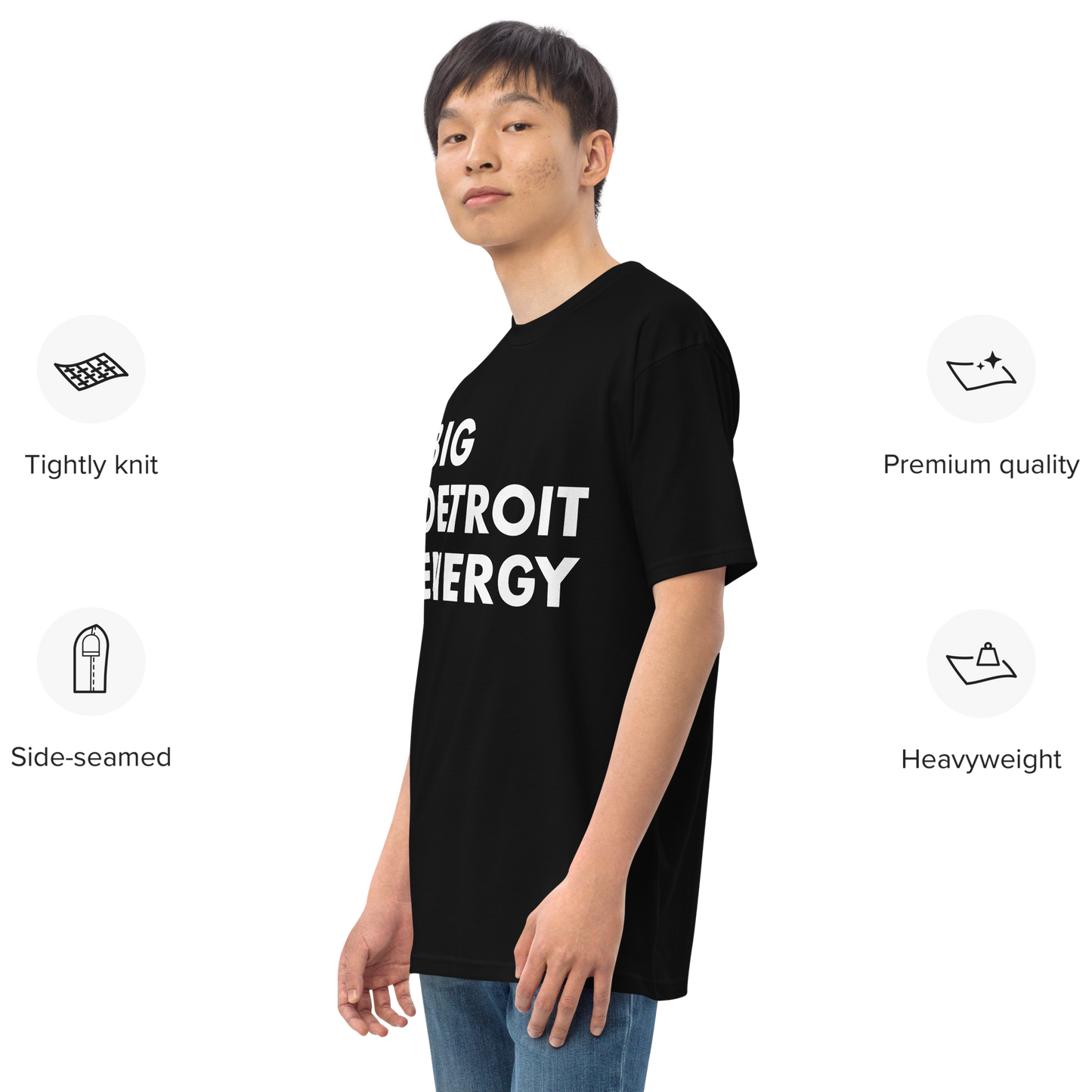 'Big Detroit Energy' T-Shirt | Men's Heavyweight