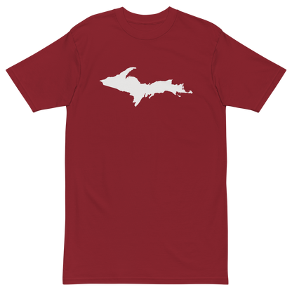 Michigan Upper Peninsula T-Shirt (w/ UP Outline) | Men's Heavyweight