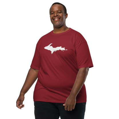 Michigan Upper Peninsula T-Shirt (w/ UP Outline) | Men's Heavyweight