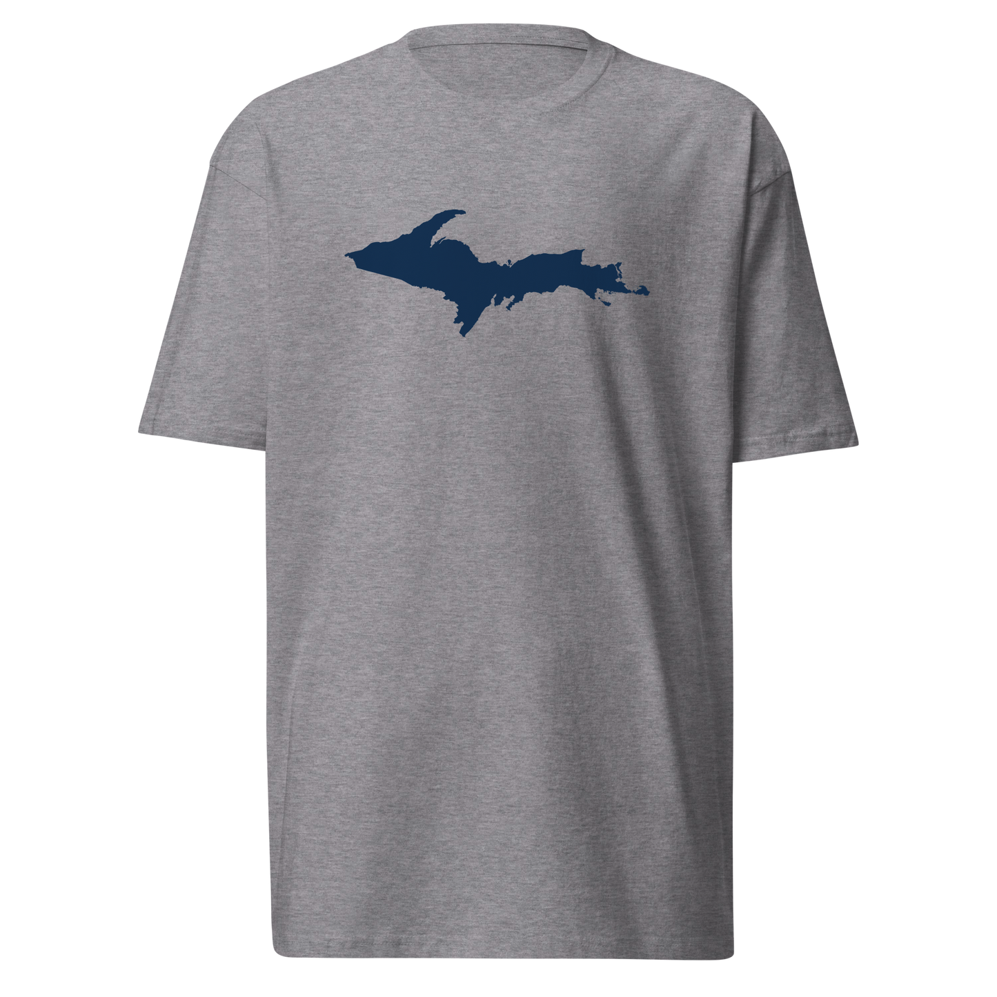 Michigan Upper Peninsula T-Shirt (w/ UP Outline) | Men's Heavyweight