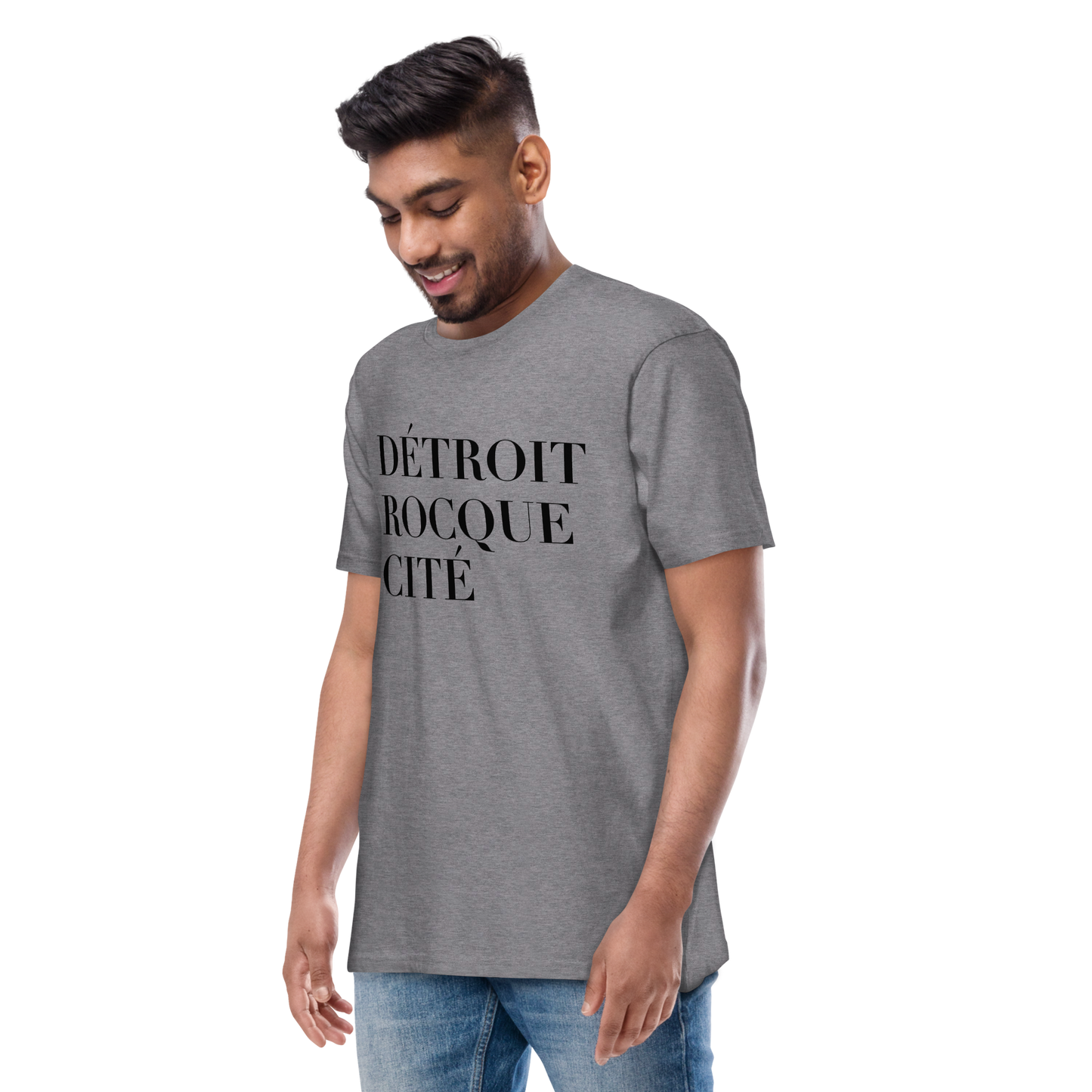 'Détroit Rocque Cité' T-Shirt | Men's Heavyweight