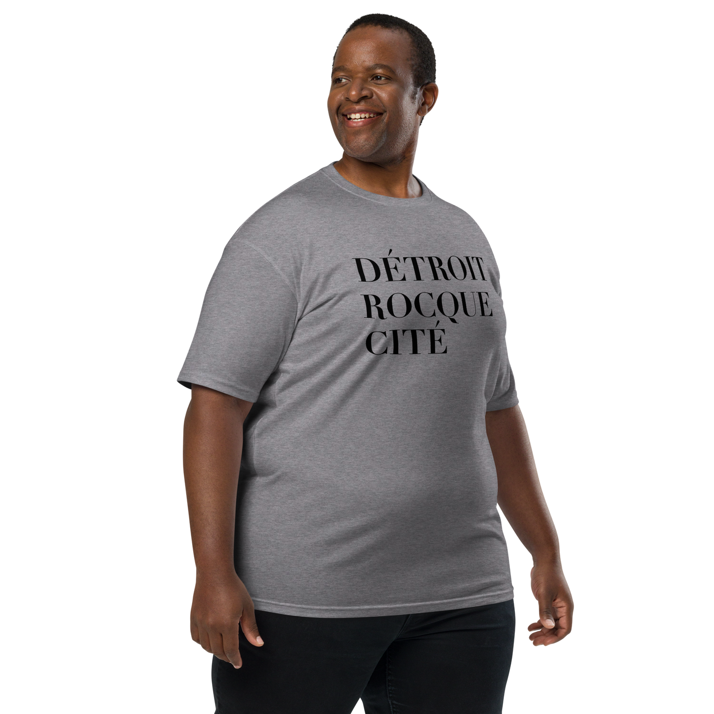 'Détroit Rocque Cité' T-Shirt | Men's Heavyweight