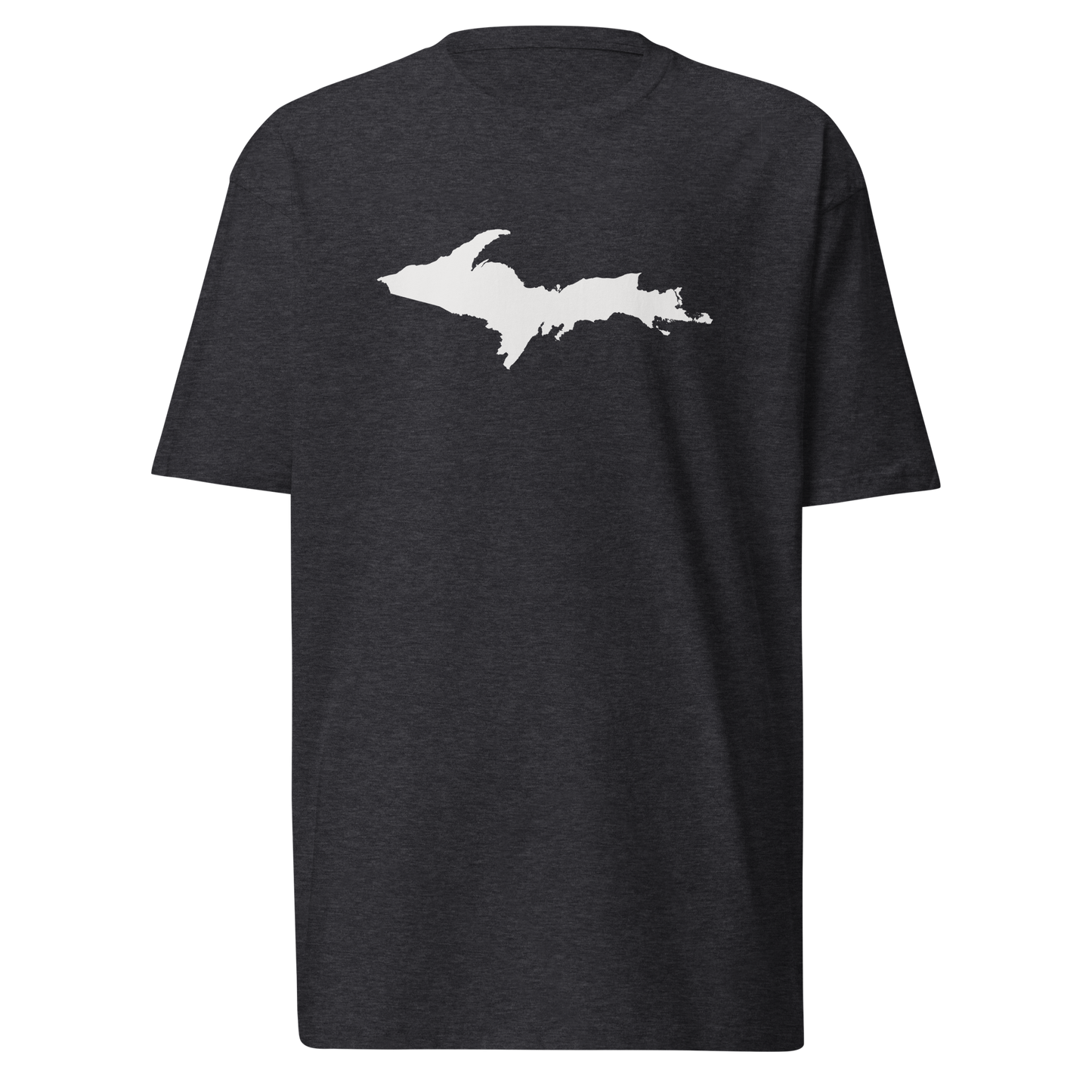 Michigan Upper Peninsula T-Shirt (w/ UP Outline) | Men's Heavyweight