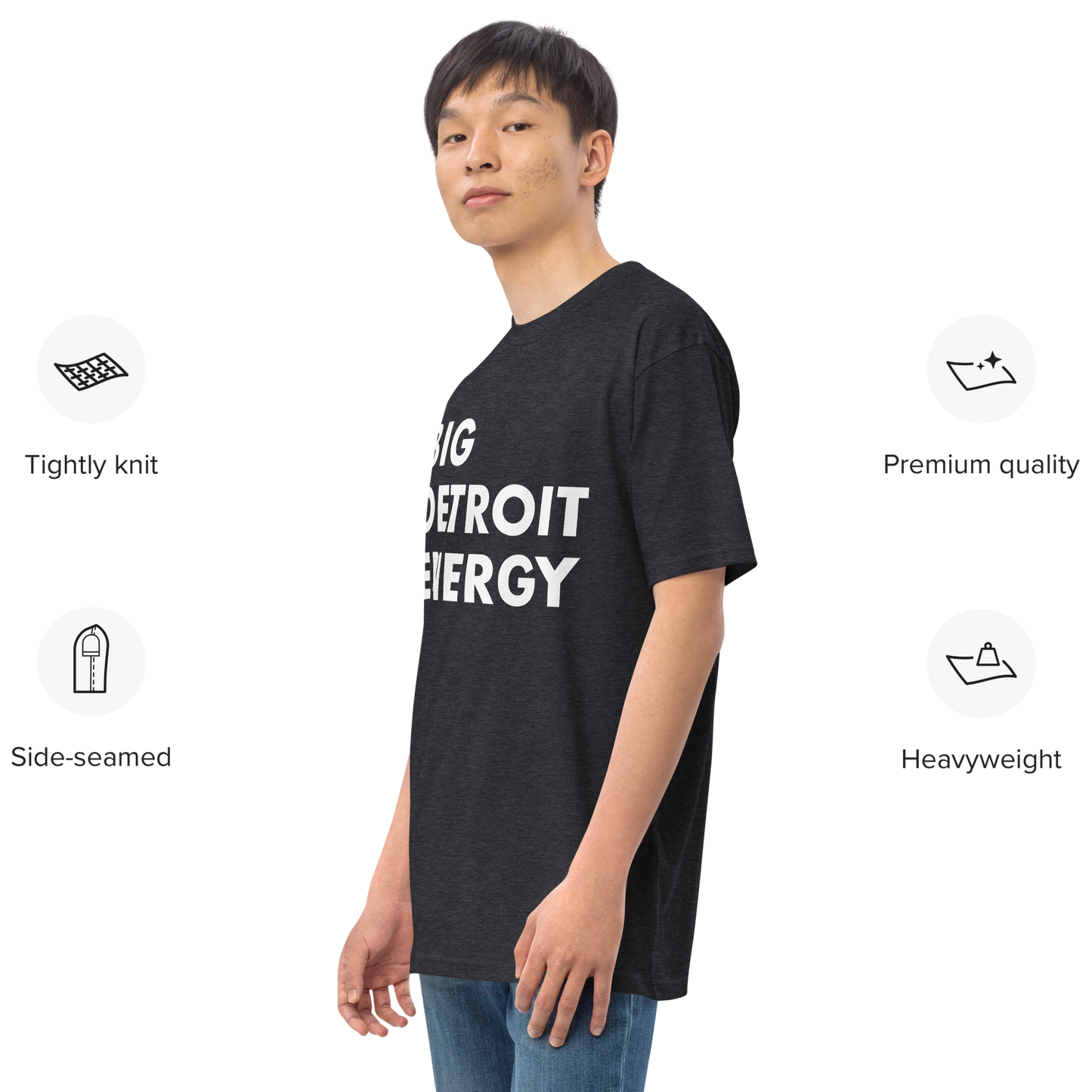 'Big Detroit Energy' T-Shirt | Men's Heavyweight