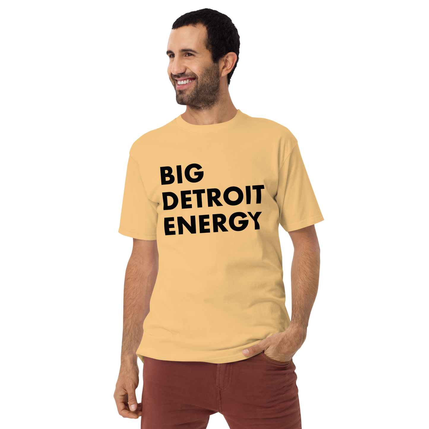 'Big Detroit Energy' T-Shirt | Men's Heavyweight