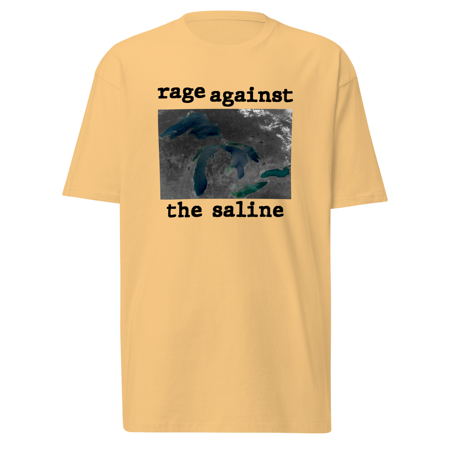 Great Lakes 'Rage Against the Saline' T-Shirt | Men's Heavyweight