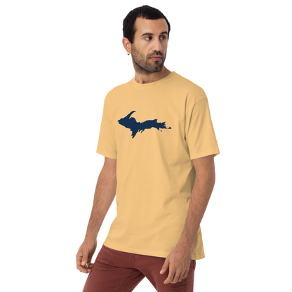 Michigan Upper Peninsula T-Shirt (w/ UP Outline) | Men's Heavyweight