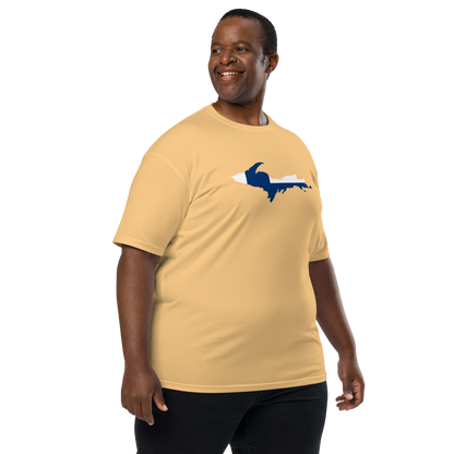 Michigan Upper Peninsula T-Shirt (w/ UP Finland Flag) | Men's Heavyweight