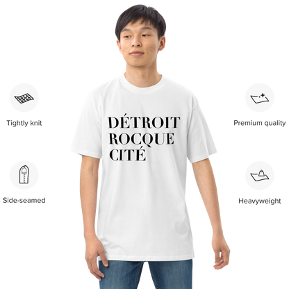 'Détroit Rocque Cité' T-Shirt | Men's Heavyweight