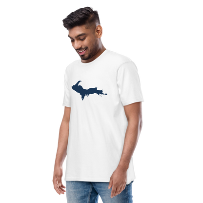 Michigan Upper Peninsula T-Shirt (w/ UP Outline) | Men's Heavyweight