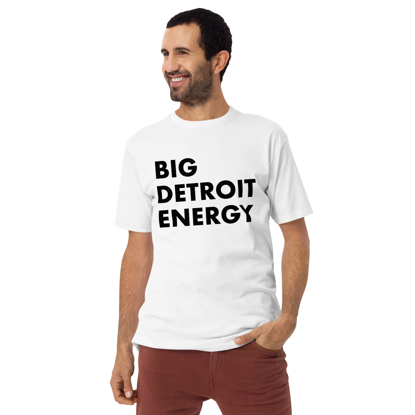 'Big Detroit Energy' T-Shirt | Men's Heavyweight