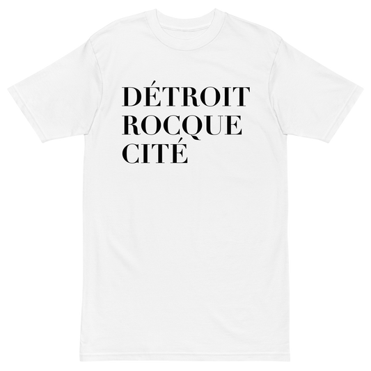 'Détroit Rocque Cité' T-Shirt | Men's Heavyweight