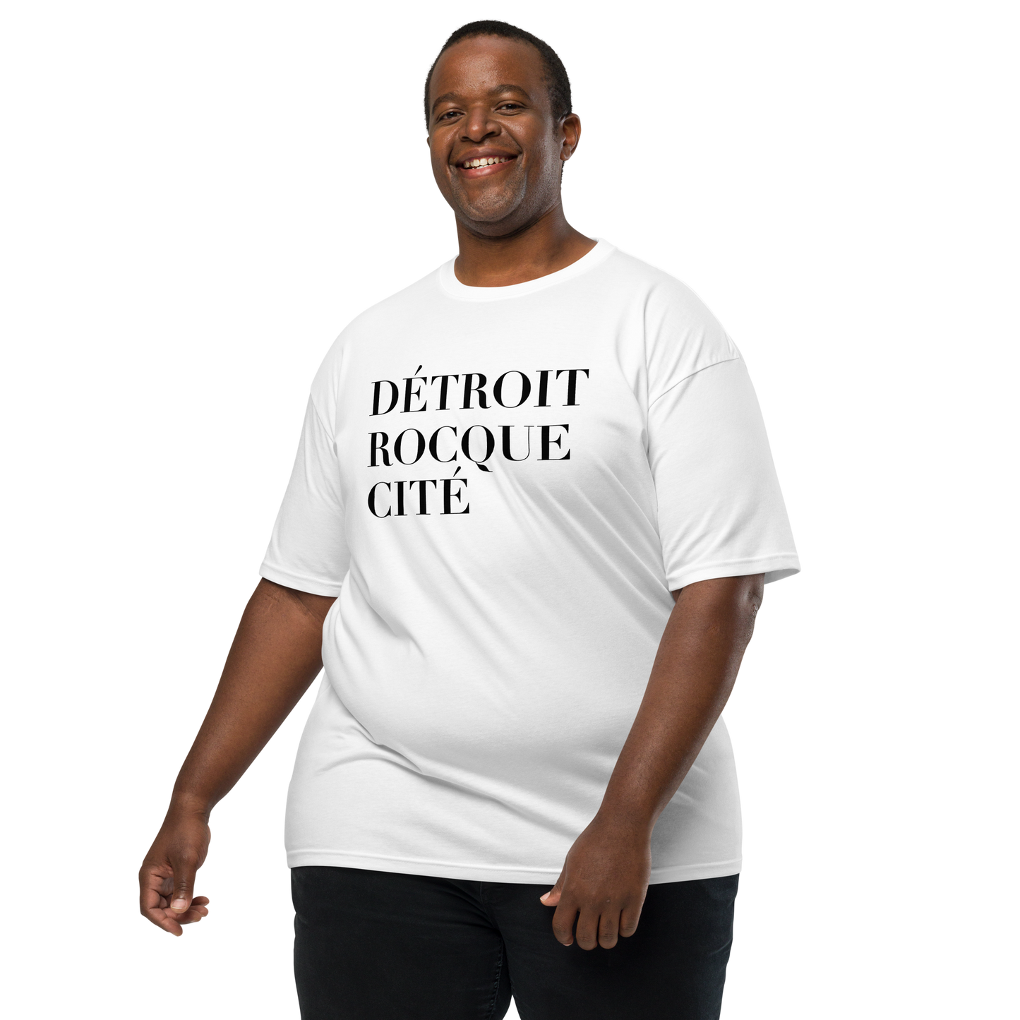 'Détroit Rocque Cité' T-Shirt | Men's Heavyweight