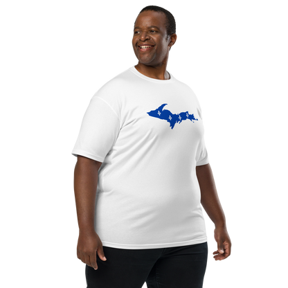 Michigan Upper Peninsula T-Shirt (w/ UP Quebec Flag) | Men's Heavyweight