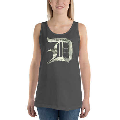 Detroit 'Old English D' Tank Top (Benjamins Edition) | Unisex Jersey