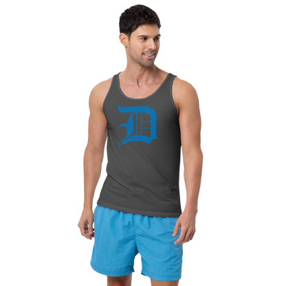 Detroit 'Old English D' Tank Top (Azure) | Unisex Jersey