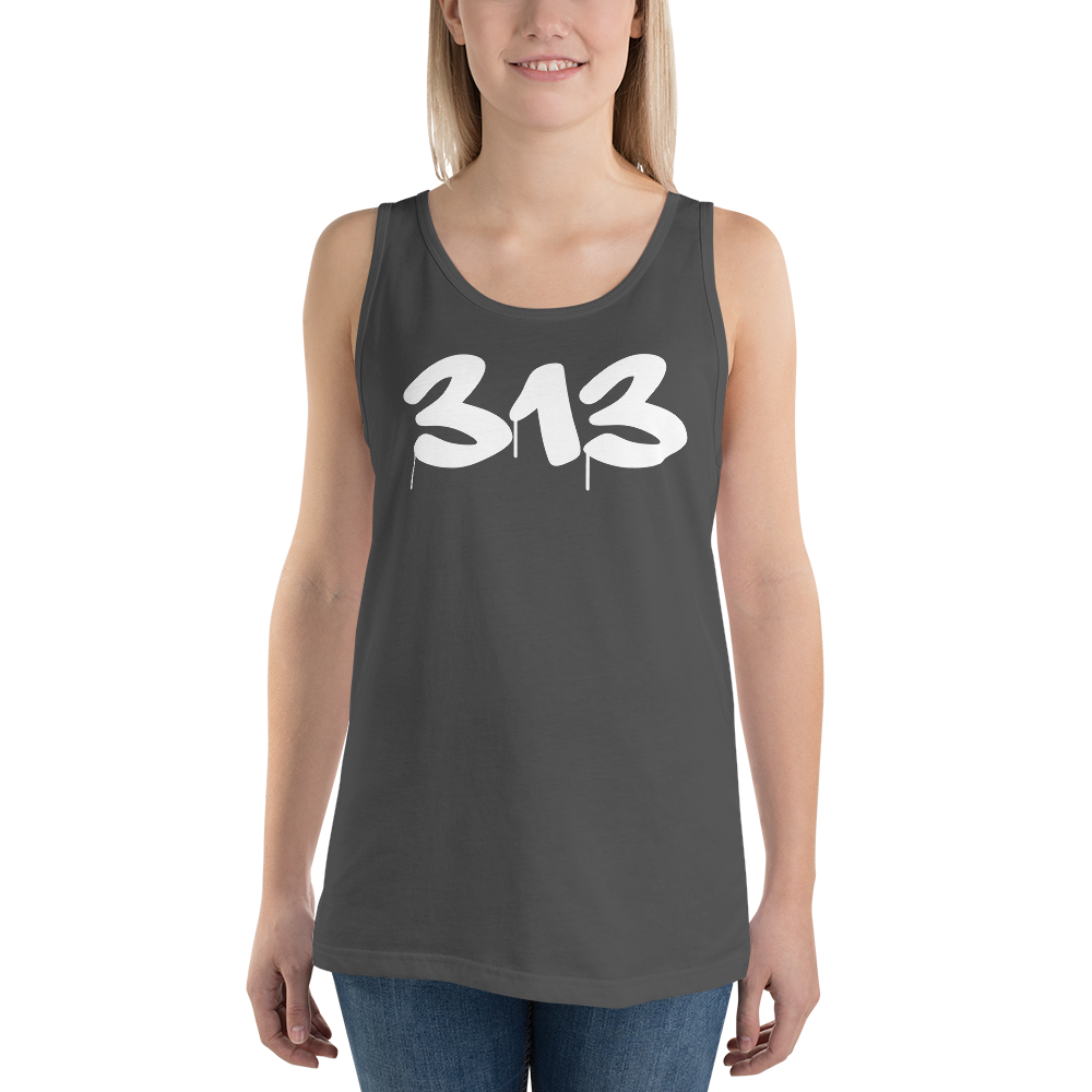 Detroit '313' Tank Top | Unisex Jersey