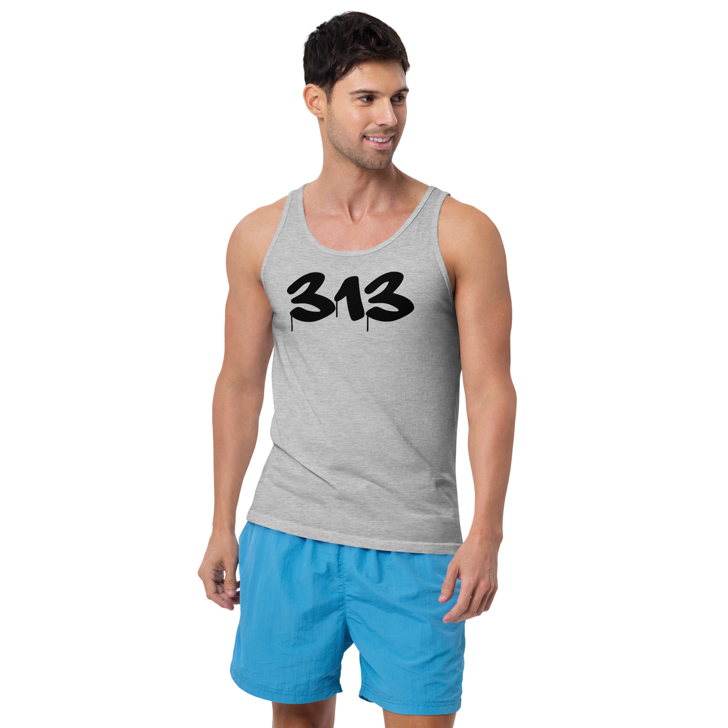 Detroit '313' Tank Top | Unisex Jersey