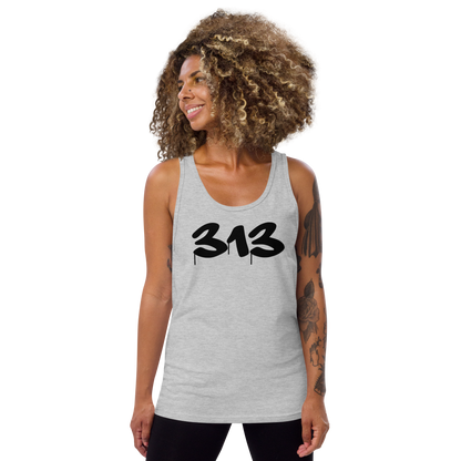 Detroit '313' Tank Top | Unisex Jersey