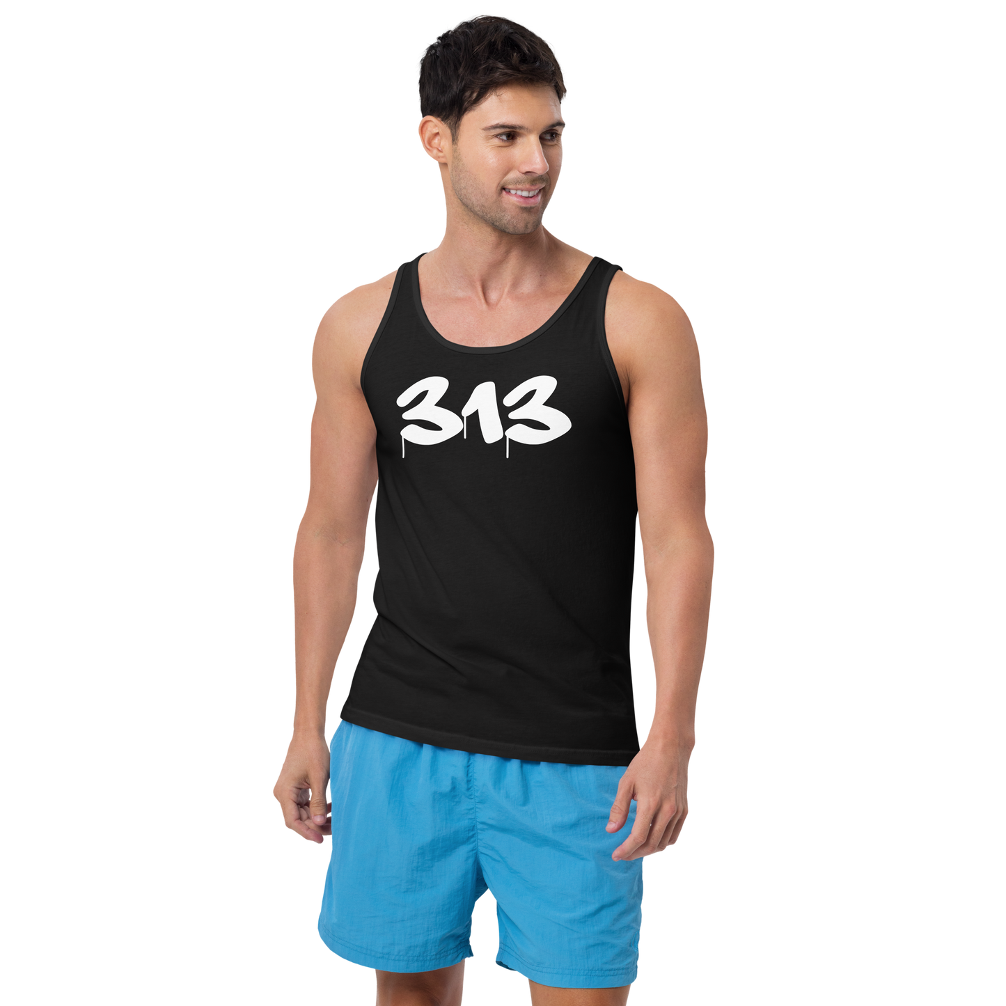 Detroit '313' Tank Top | Unisex Jersey