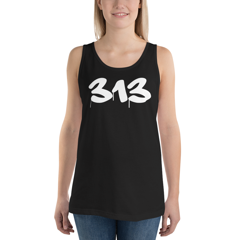 Detroit '313' Tank Top | Unisex Jersey