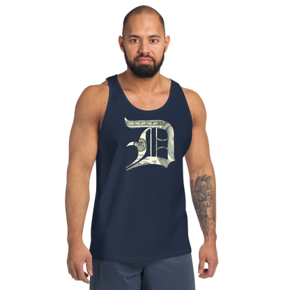 Detroit 'Old English D' Tank Top (Benjamins Edition) | Unisex Jersey