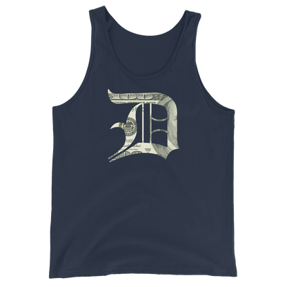 Detroit 'Old English D' Tank Top (Benjamins Edition) | Unisex Jersey