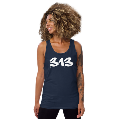 Detroit '313' Tank Top | Unisex Jersey