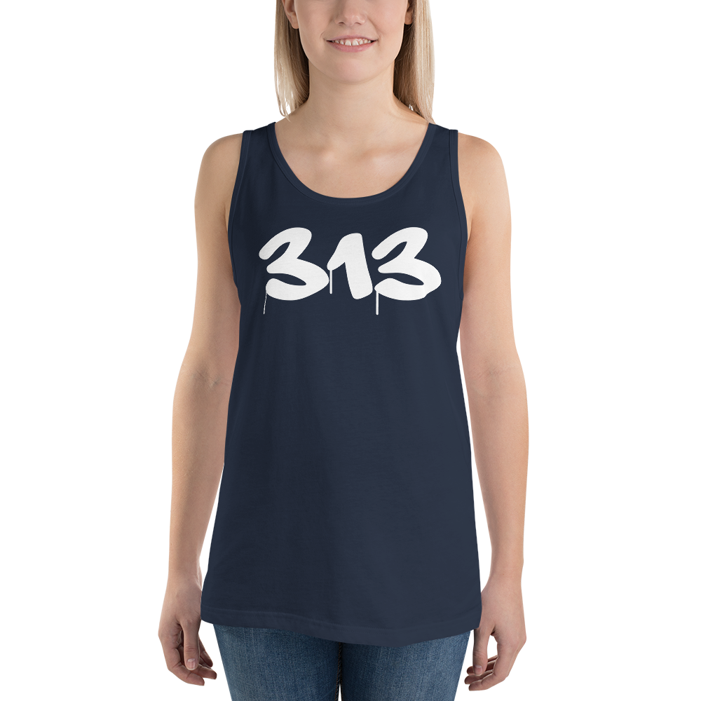 Detroit '313' Tank Top | Unisex Jersey