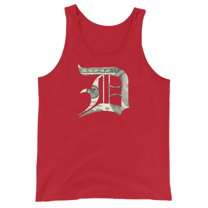 Detroit 'Old English D' Tank Top (Benjamins Edition) | Unisex Jersey