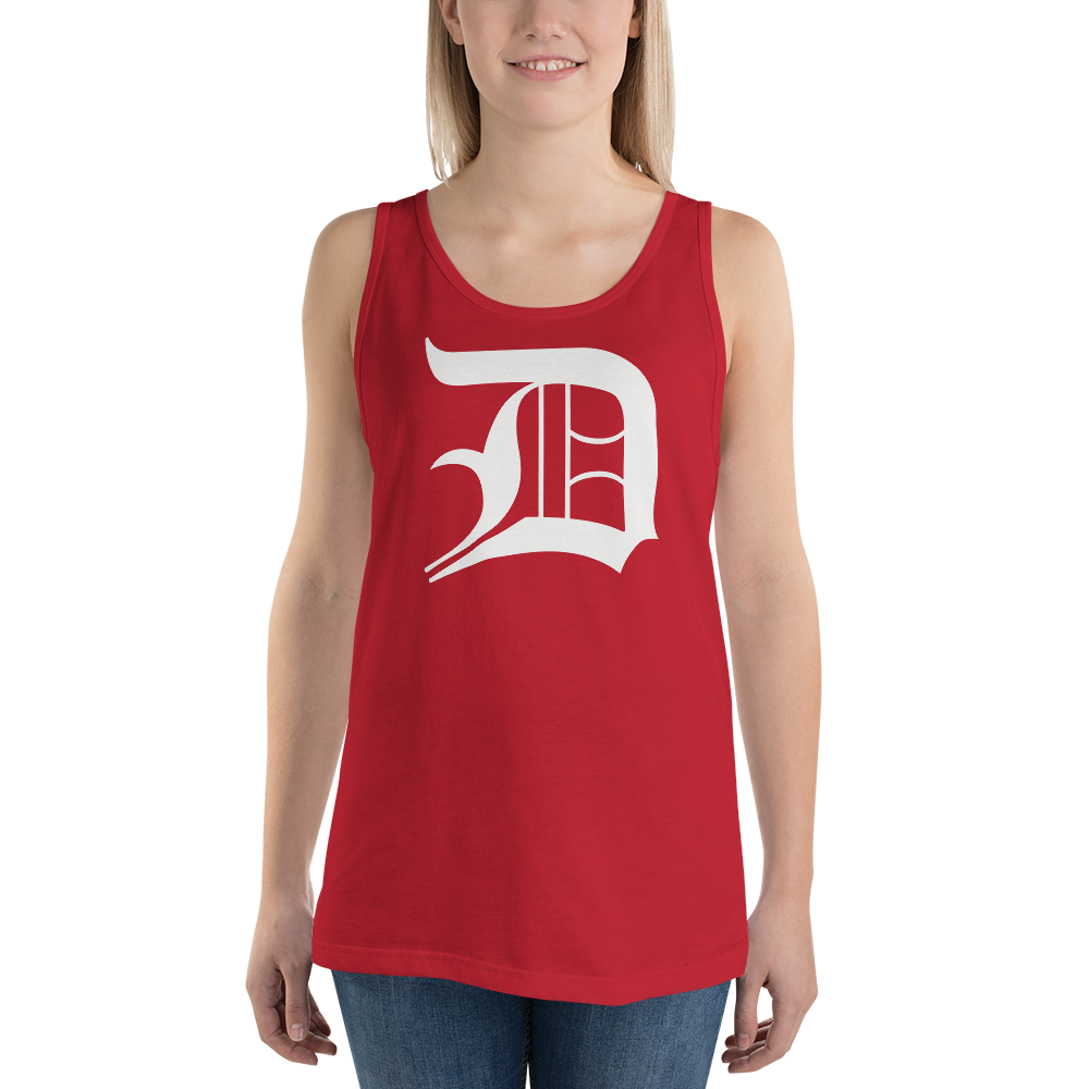 Detroit 'Old English D' Tank Top | Unisex Jersey