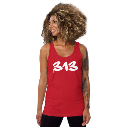 Detroit '313' Tank Top | Unisex Jersey